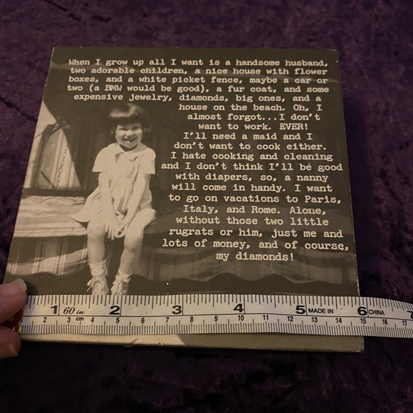 Trash Talk by Annie Wall Decor Shelf Decor “When I grow up…” - Picture 7 of 7